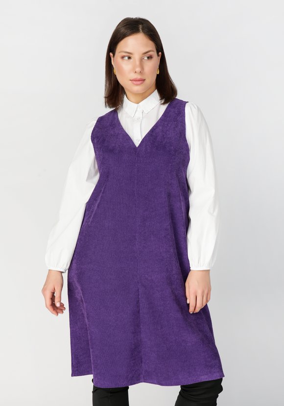 Сарафан вельветовый без застежек Маргарита шир.  580, рис. 21