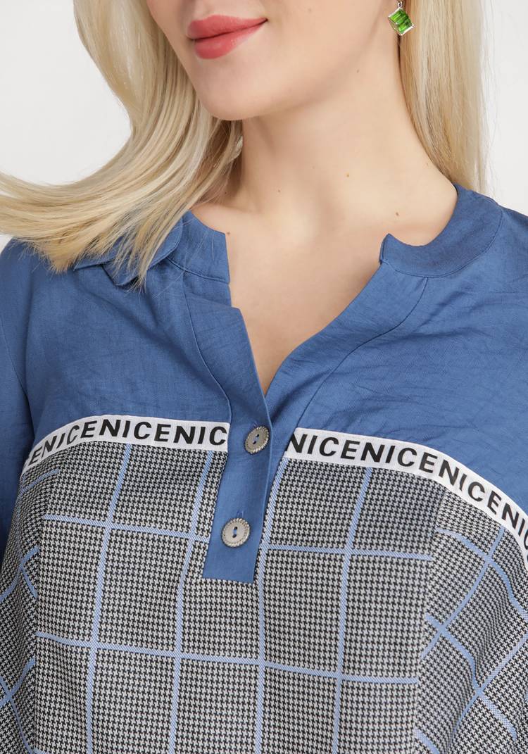 Платье комбинированное с декором шир.  750, рис. 8