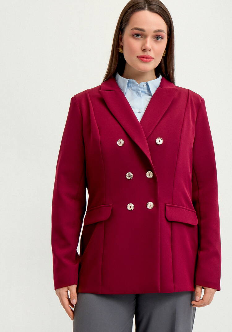 Пиджак двубортный шир.  750, рис. 4