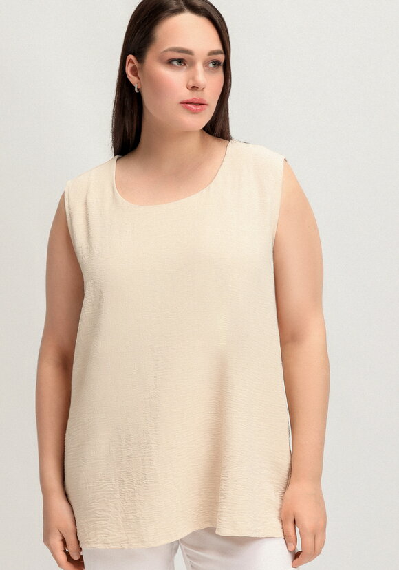 Топ свободного кроя с круглым вырезом шир.  580, рис. 12