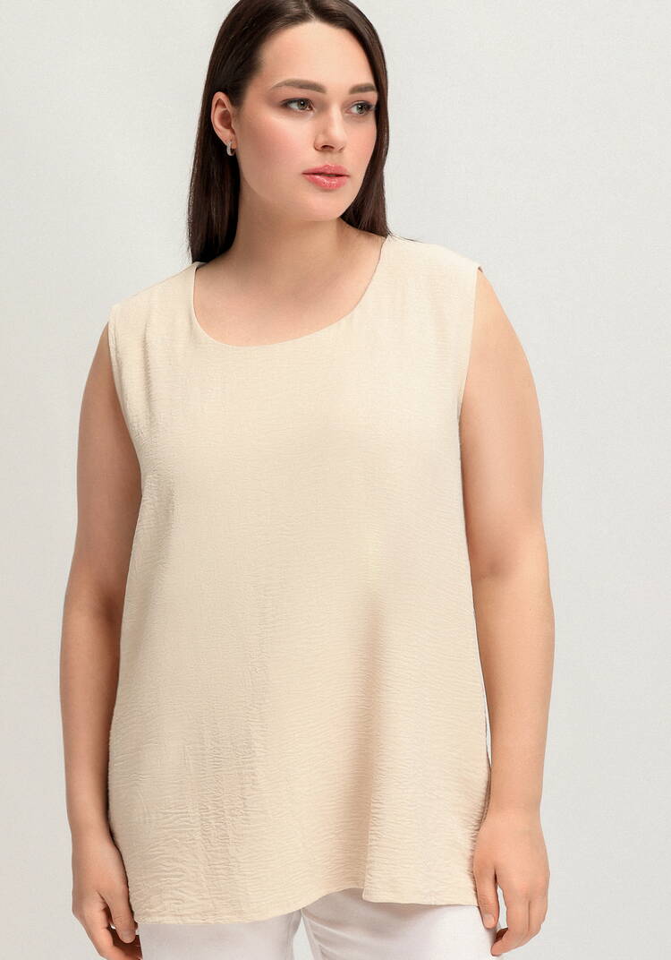 Топ свободного кроя с круглым вырезом шир.  750, рис. 12