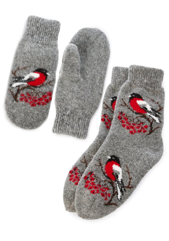 Комплект: носки и варежки Туана шир.  580, рис. 8