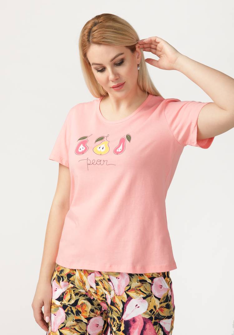 Пижама женская футболка и шорты Лада шир.  750, рис. 7