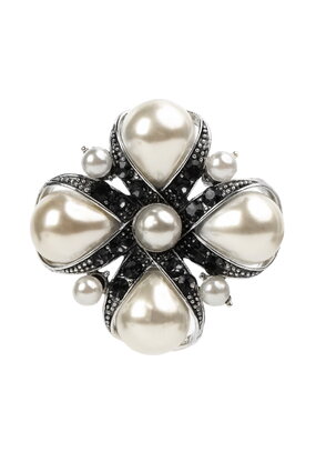Брошь с жемчугом майорка