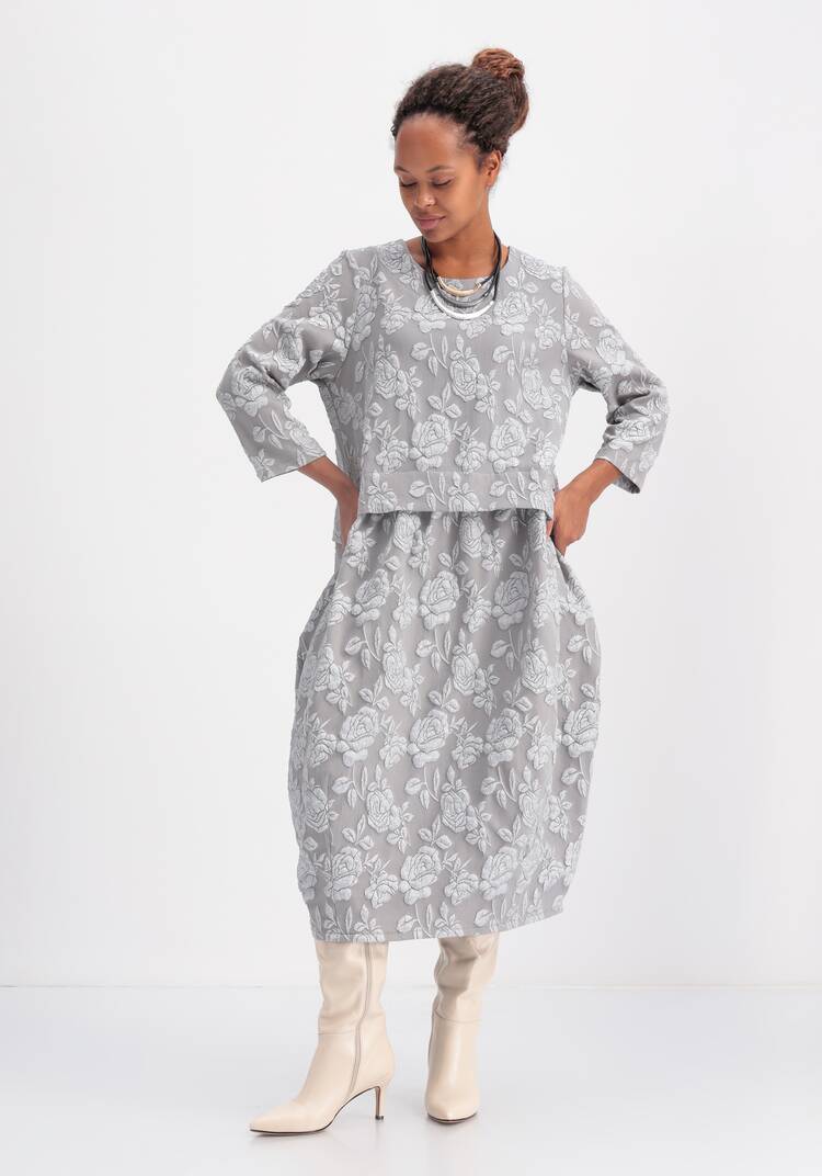 Платье бохо с цветочным принтом шир.  750, рис. 22