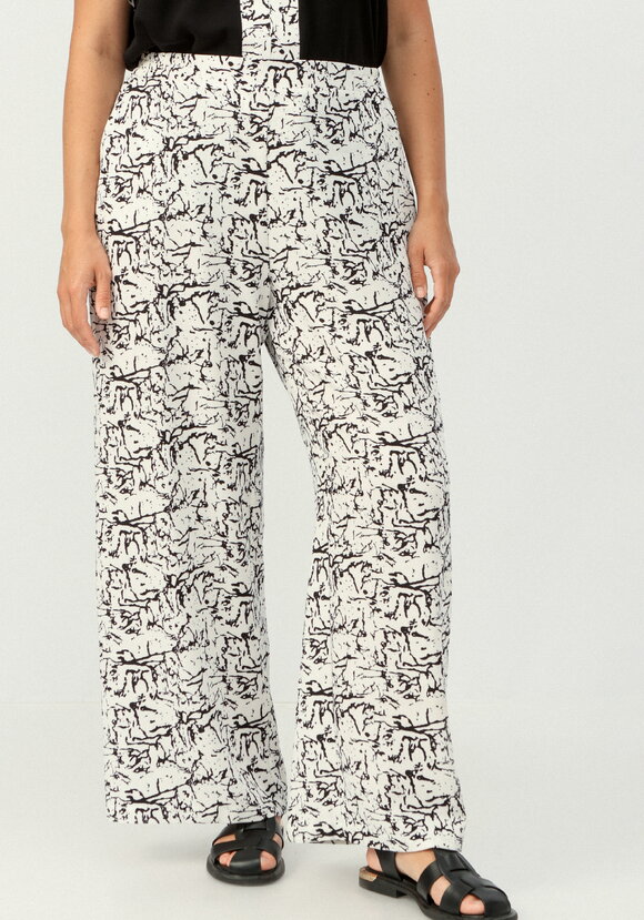 Брюки свободные с анималистичным принтом шир.  580, рис. 8