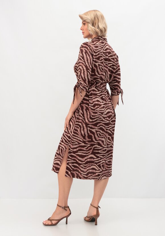 Платье-рубашка прямого силуэта с разрезами шир.  580, рис. 3