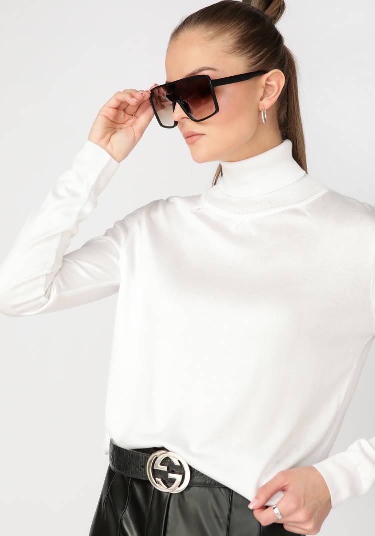 Джемпер женский со складками по полочке шир.  750, рис. 10