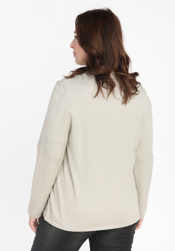 Блуза с контрастной декорированной отделкой шир.  580, рис. 2