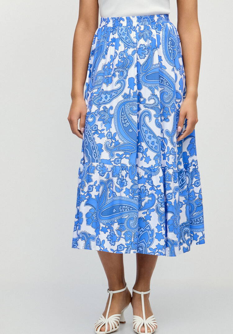 Юбка с ярусомВоздушное настроение шир.  750, рис. 4