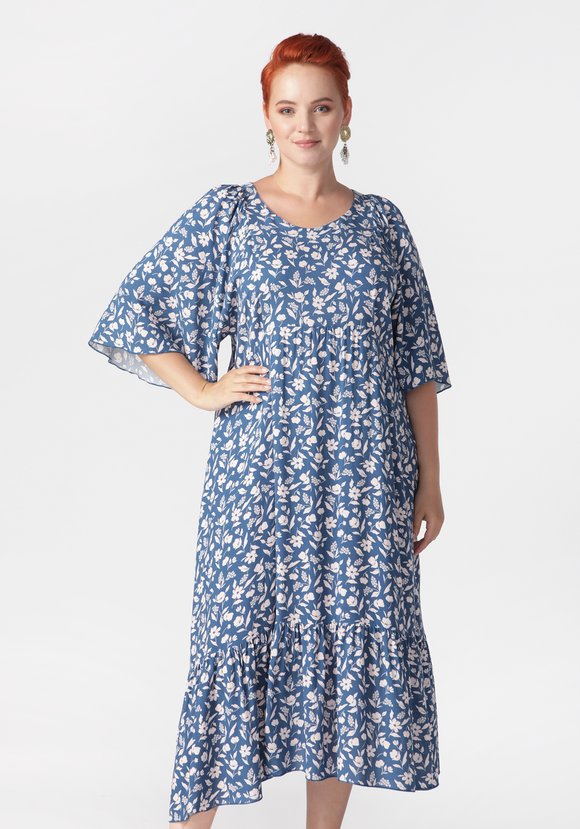 Платье Скромная улыбка шир.  580, рис. 18