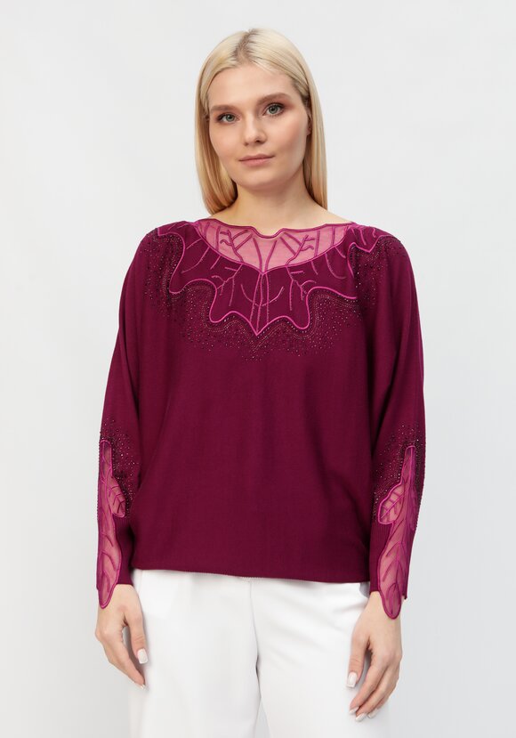 Джемпер Туманная легкость шир.  580, рис. 21