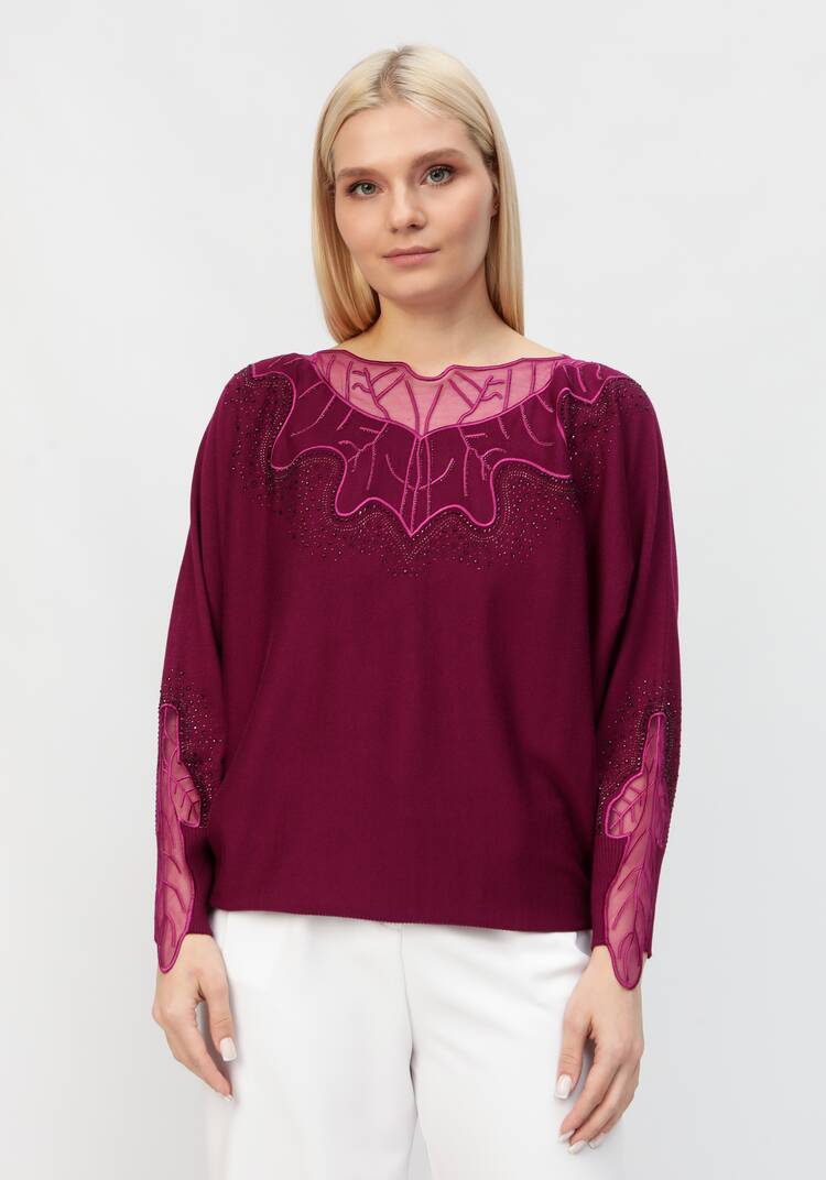 Джемпер Туманная легкость шир.  750, рис. 21