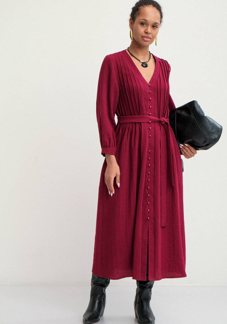 Платье с пуговицами по планке Эмили шир.  750, рис. 17