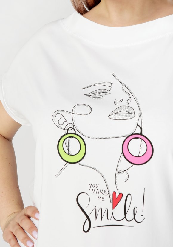 Футболка женская Виолетта шир.  580, рис. 20