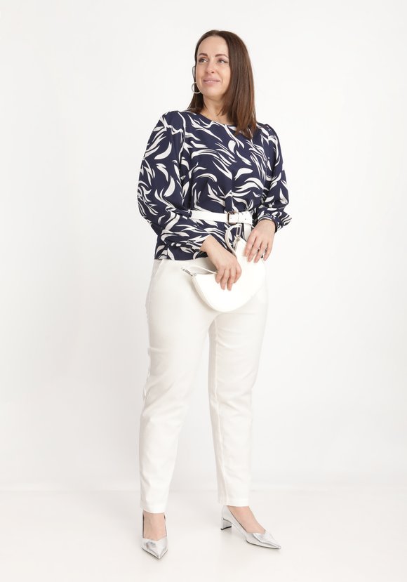 Блуза Загадочное спокойствие шир.  580, рис. 8