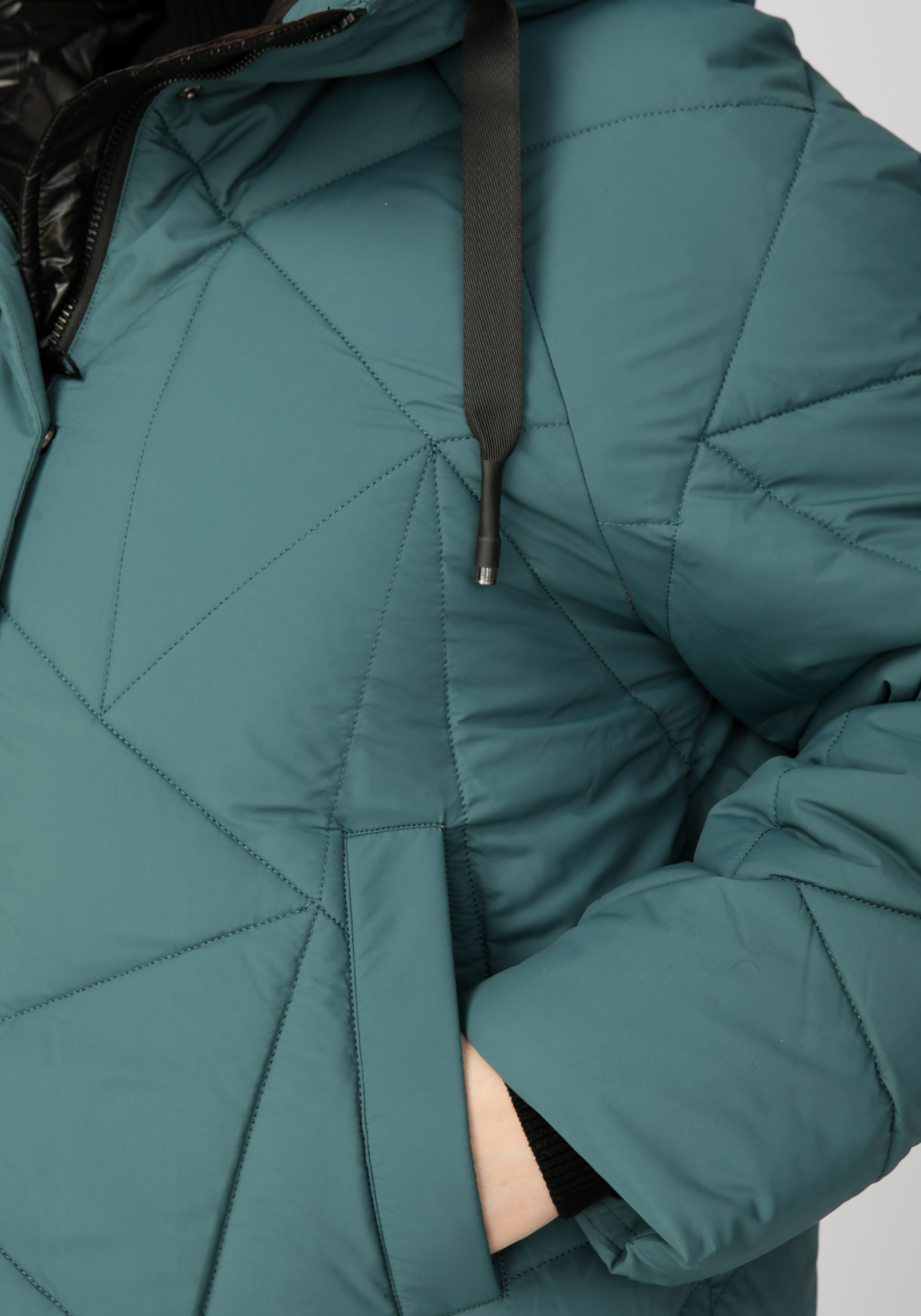 Куртка женская с капюшоном "Радмила", цвет синий, размер 48-50 - фото 6