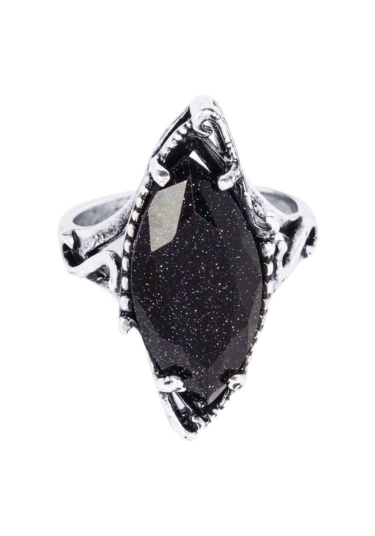 Комплект (серьги, кольцо) Капля авантюрина шир.  750, рис. 4