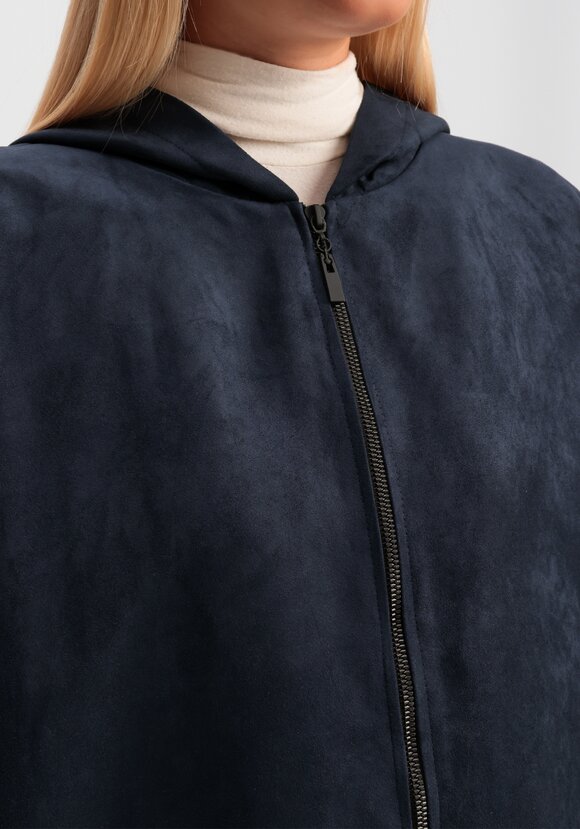 Плащ из экозамши шир.  580, рис. 5