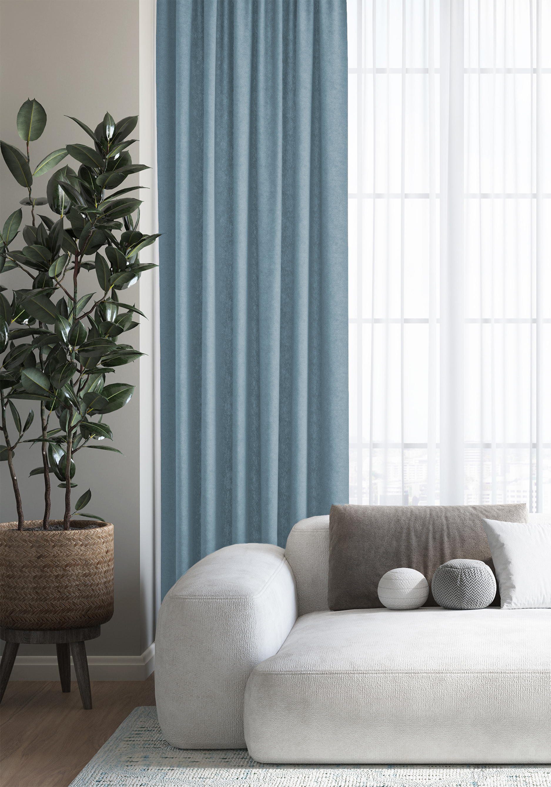 Портьера quotБархатный блэкаут quot 4299₽