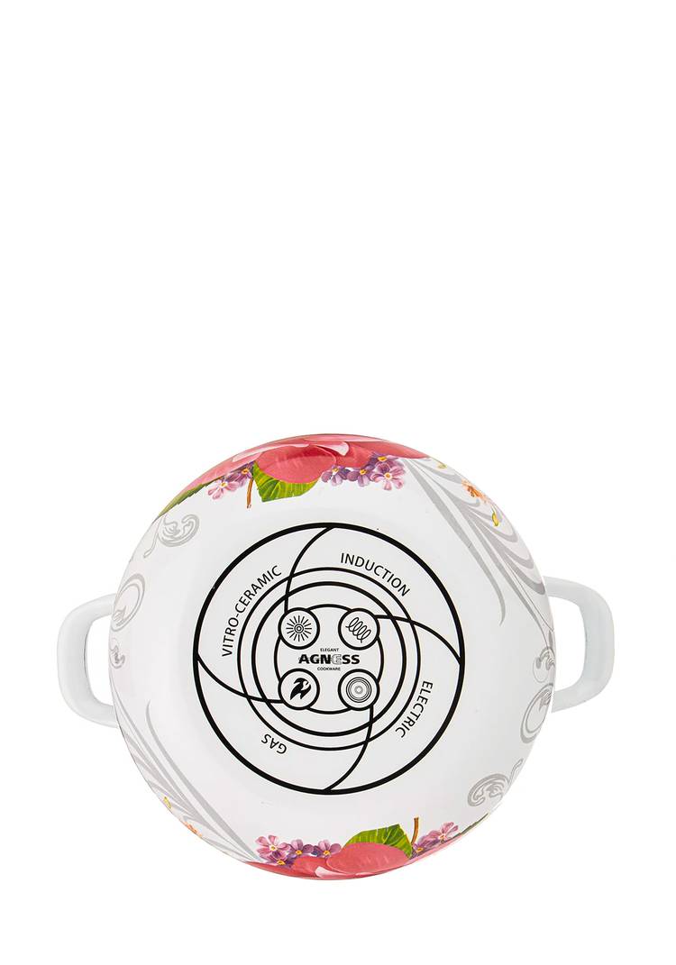 Кастрюля эмалированная Пленительная роза шир.  750, рис. 11