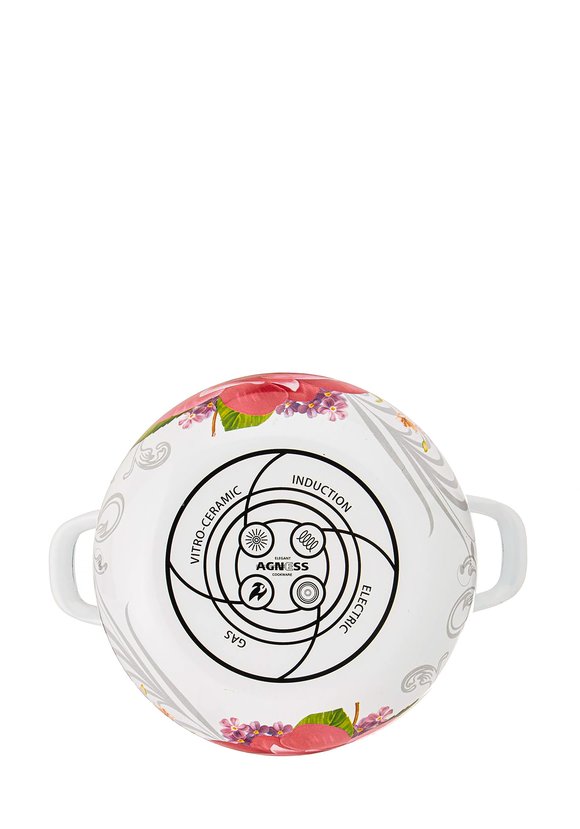 Кастрюля эмалированная Пленительная роза шир.  580, рис. 11