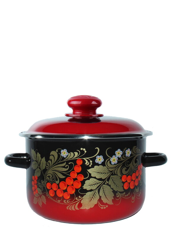 Кастрюля эмалированная Рябинушка шир.  580, рис. 1