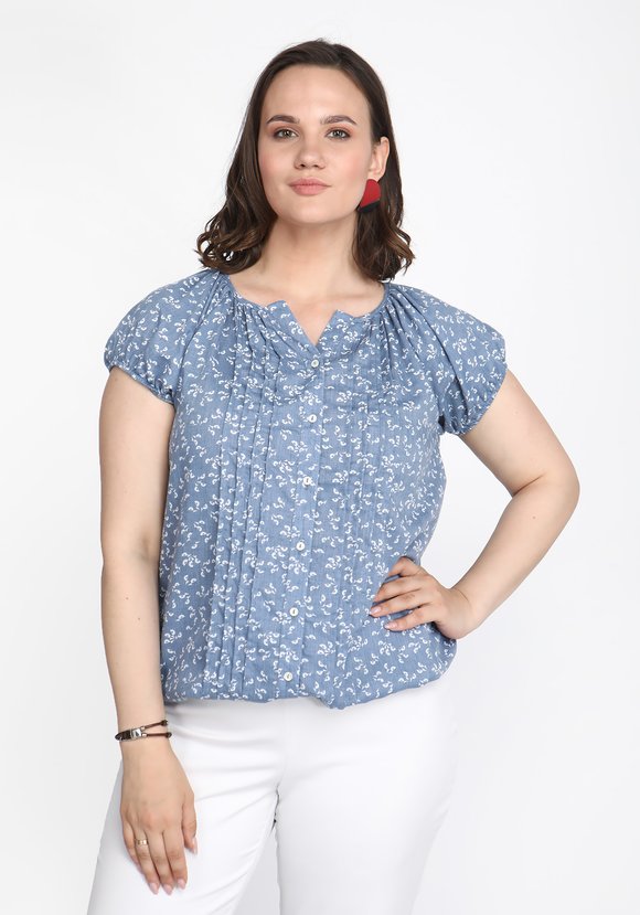 Блуза Свободное время шир.  580, рис. 9