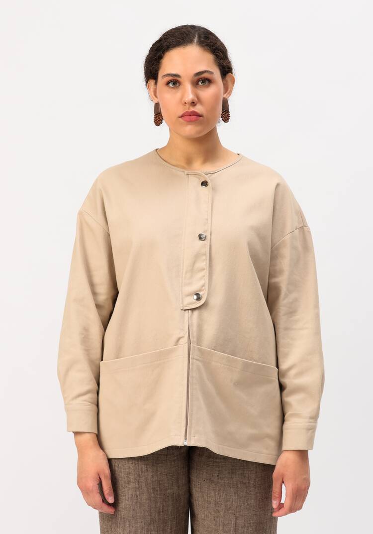 Пиджак с боковыми накладными карманами шир.  750, рис. 4