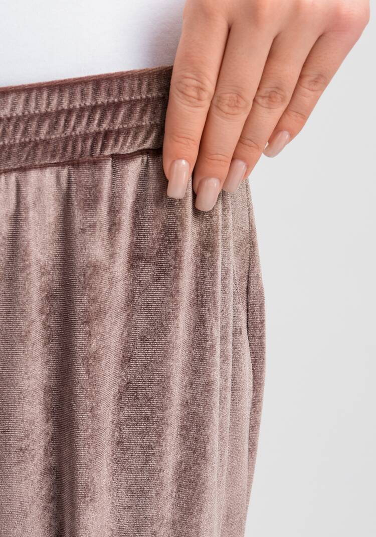 Брюки бархатные прямого кроя шир.  750, рис. 6