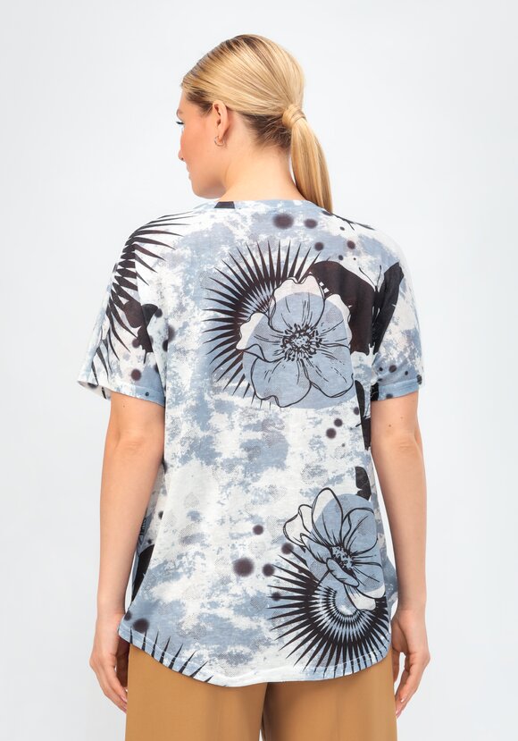 Футболка со стразами Мелисса шир.  580, рис. 3