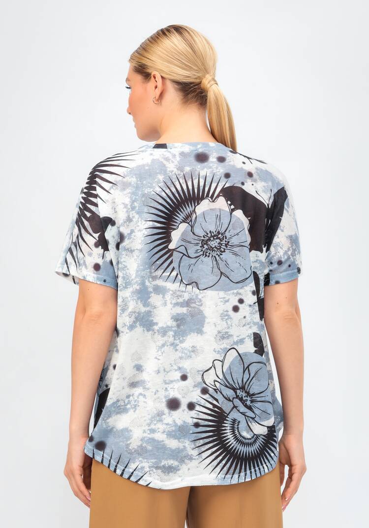 Футболка со стразами Мелисса шир.  750, рис. 3