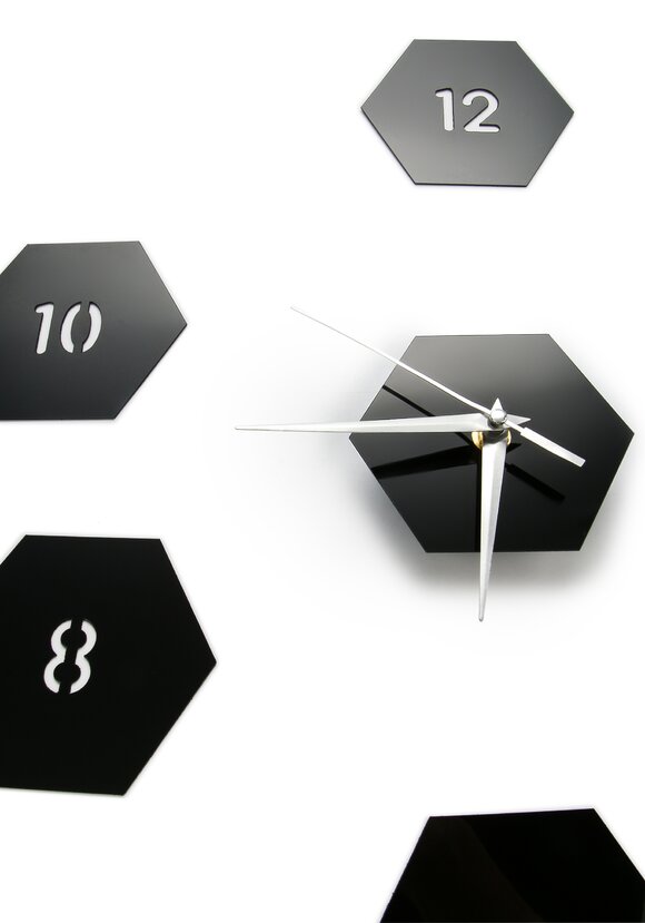 Часы настенные 3D Соты шир.  580, рис. 7