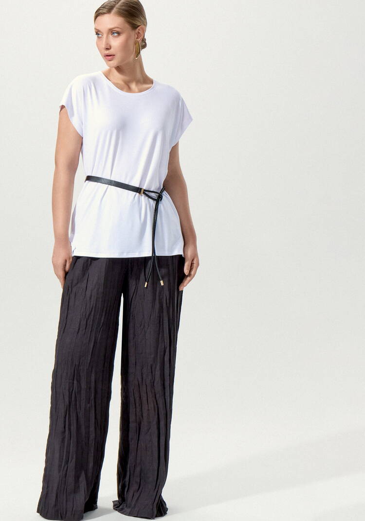 Блуза однотонная базовая без рукавов шир.  750, рис. 14