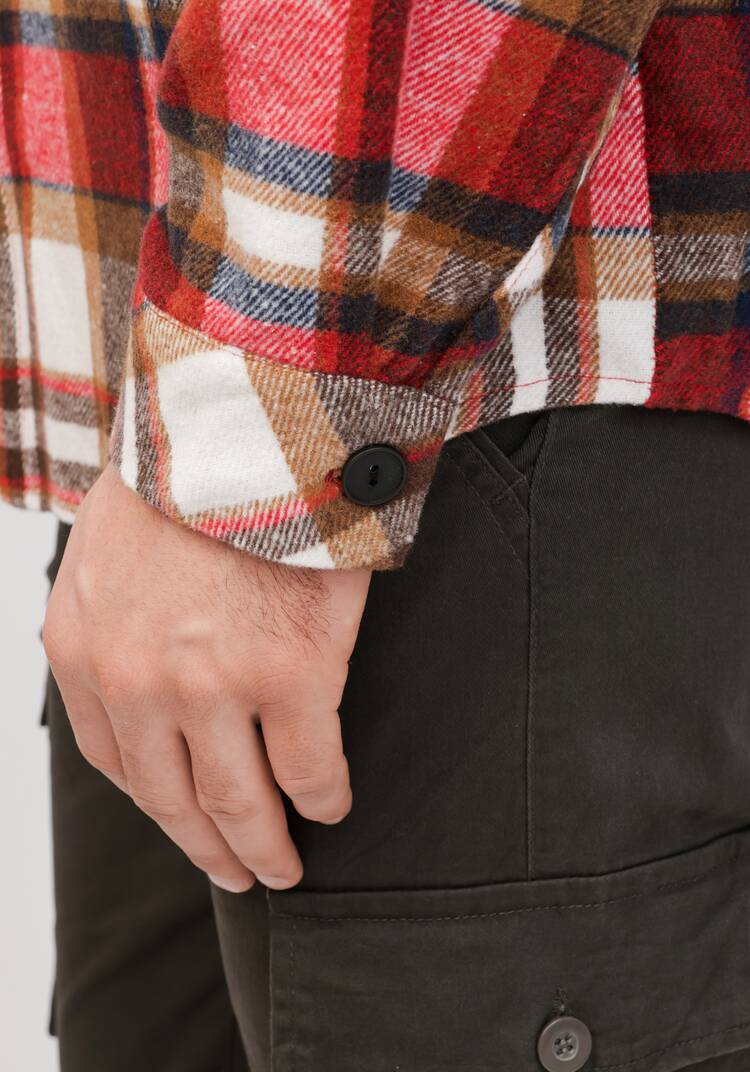 Рубашка хлопковая в клетку шир.  750, рис. 16