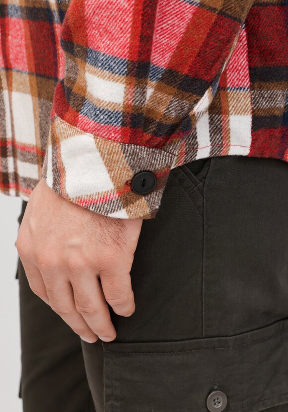 Рубашка хлопковая в клетку шир.  580, рис. 16