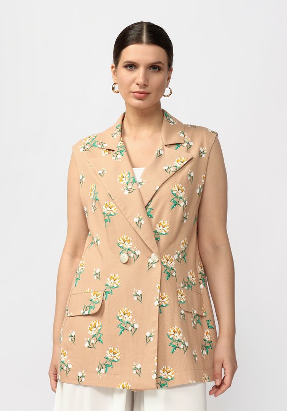 Жилет двубортный Полет шир.  580, рис. 10