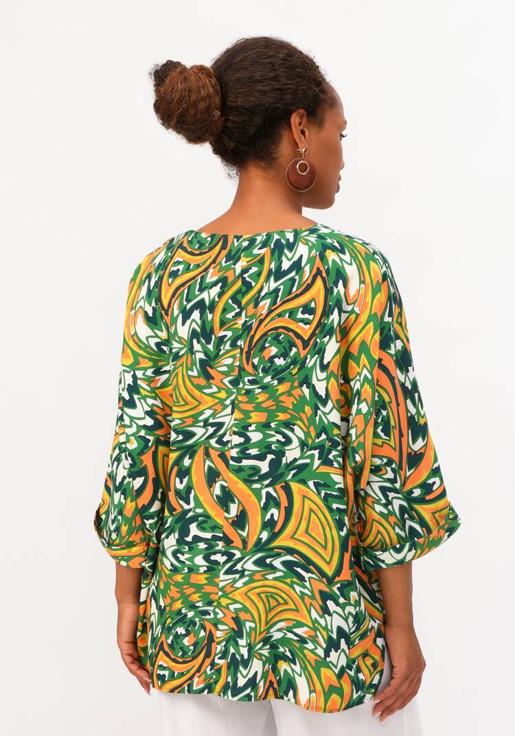 Блуза  с цельнокроеным рукавом шир.  750, рис. 28