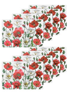 Набор подстановочных салфеток Маки