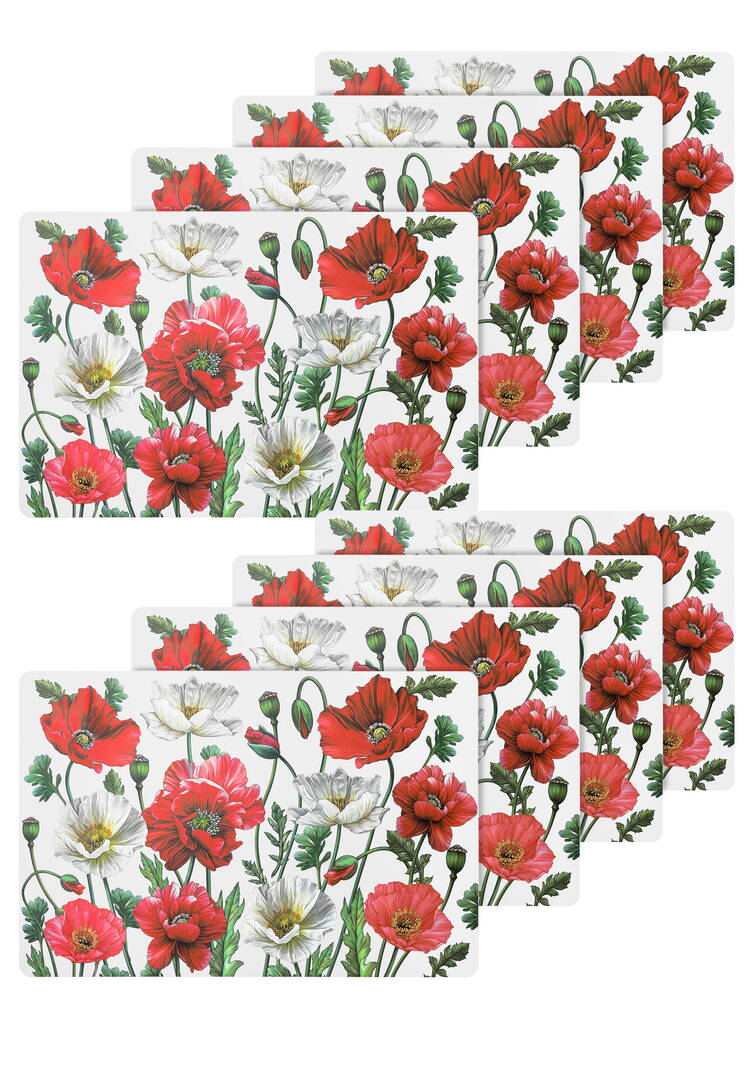 Набор подстановочных салфеток Маки шир.  750, рис. 1