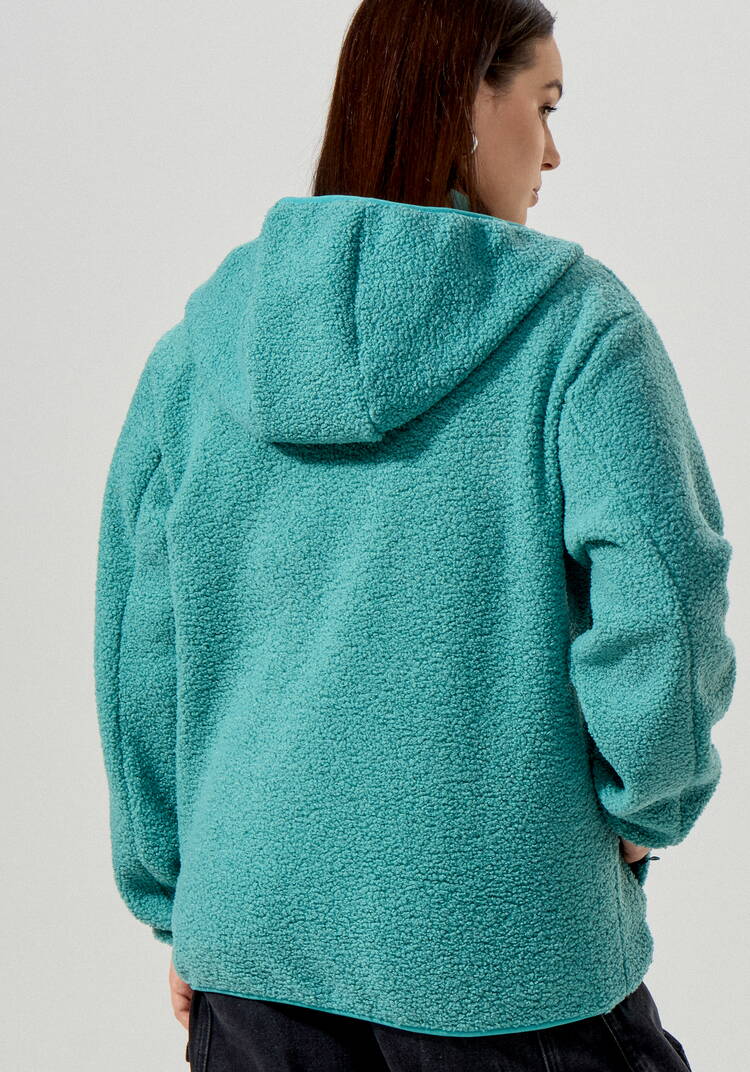 Куртка в стиле тедди с капюшоном шир.  750, рис. 18