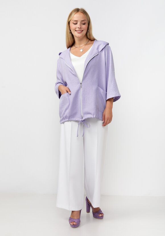 Жакет на молнии с капюшоном Амелия шир.  580, рис. 36