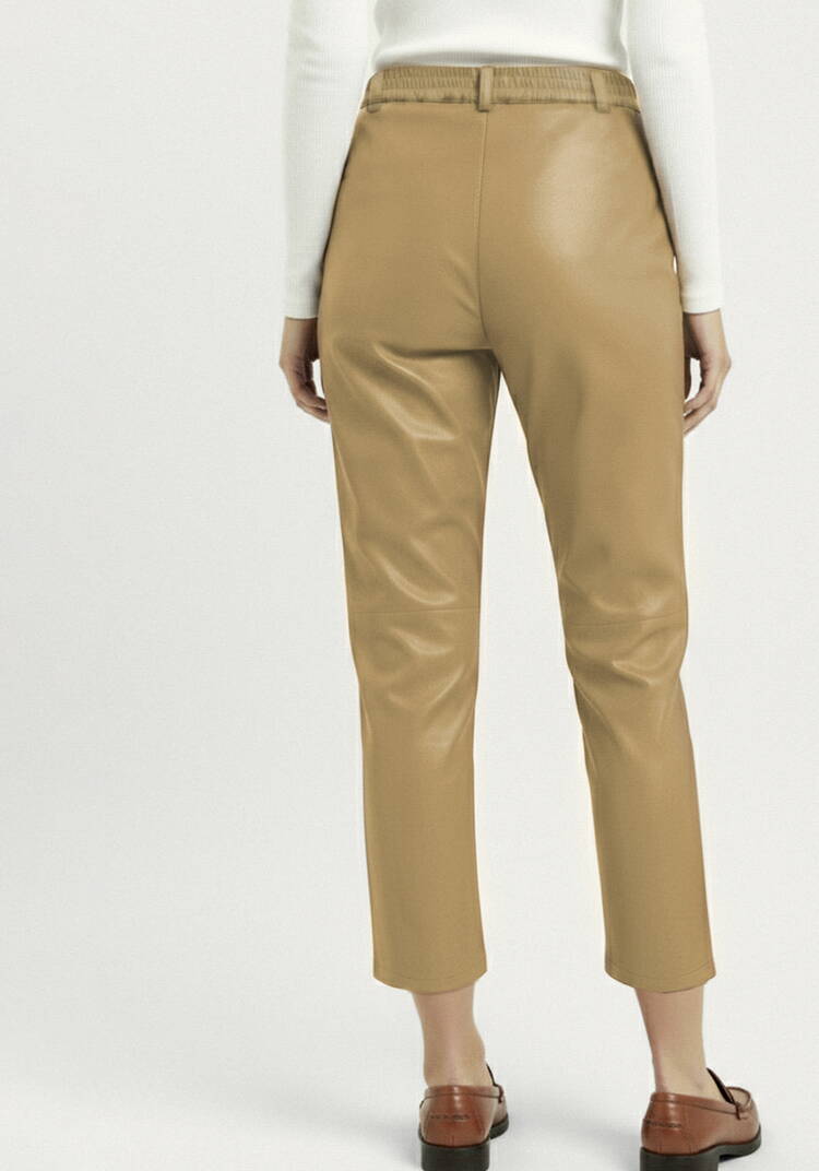 Брюки трикотажные с напылением под кожу шир.  750, рис. 20