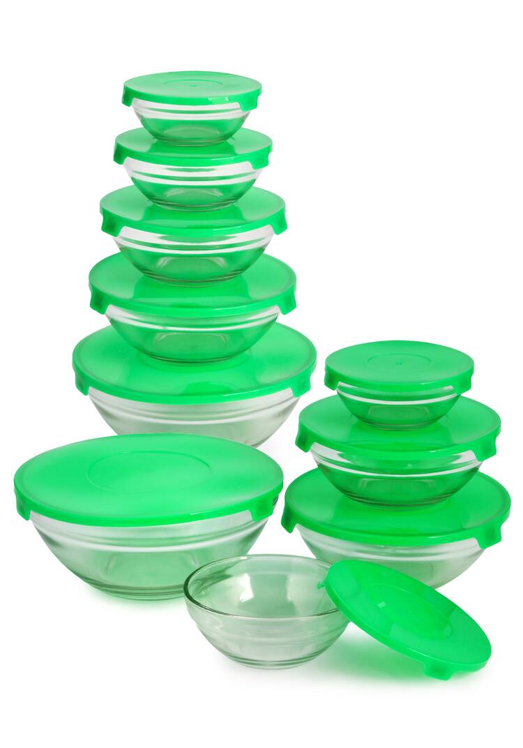 Набор стеклянных контейнеров с крышками 5 шт. шир.  750, рис. 21