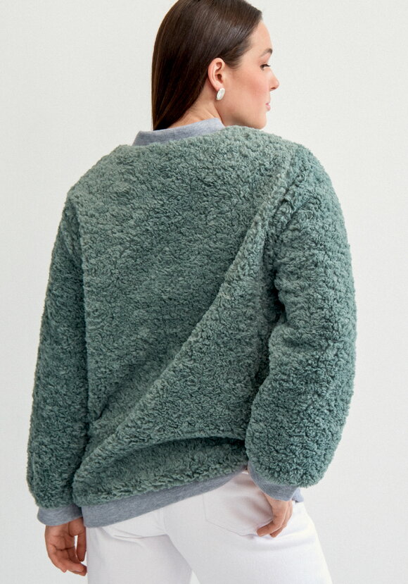 Бомбер на молнии в стиле тедди шир.  580, рис. 3