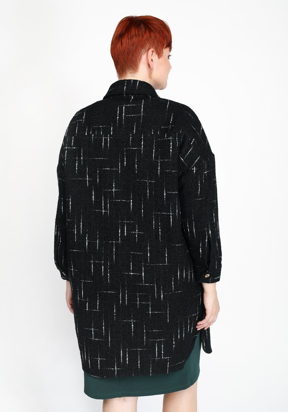 Жакет рубашечного типа Комфорт тепла шир.  580, рис. 3