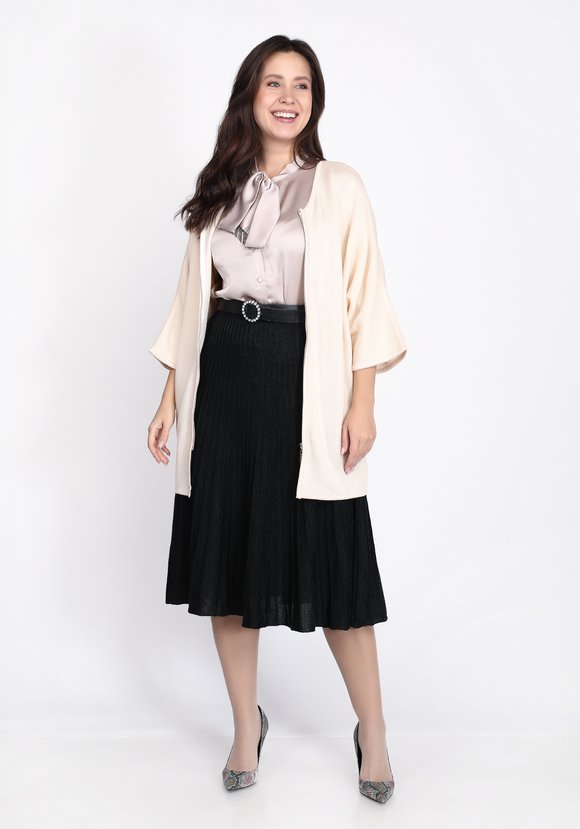 Юбка фактурной вязки шир.  580, рис. 11