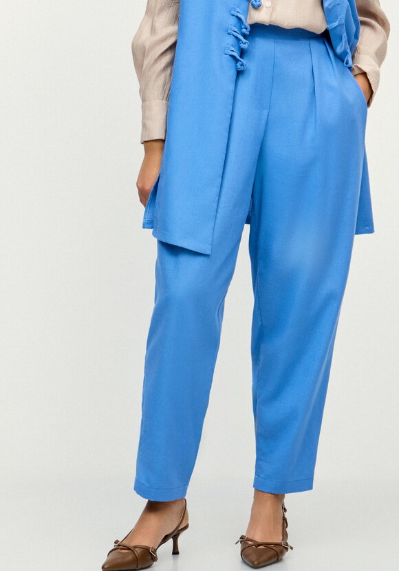 Брюки изо льна Литиция шир.  580, рис. 7