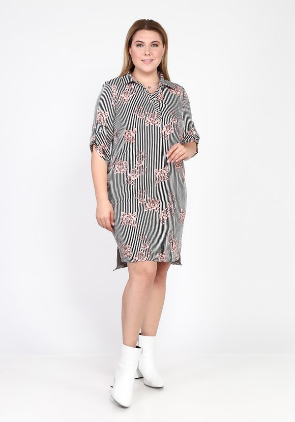 Платье Элегантность Розы шир.  580, рис. 5