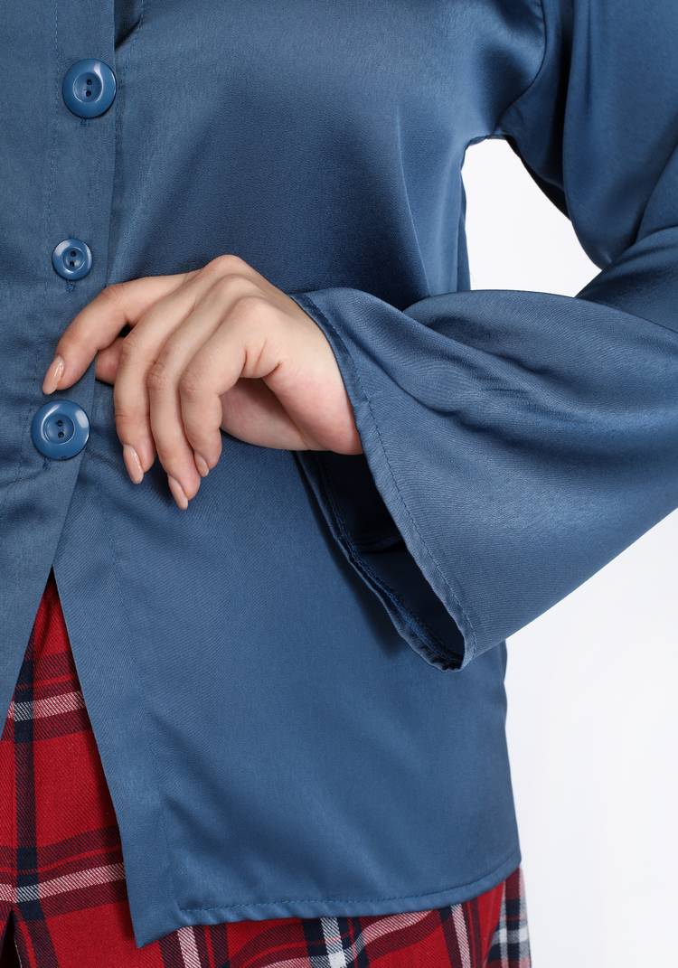 Рубашка с декоративными пуговицами шир.  750, рис. 12